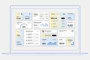 Bento Box Dashboard UI Template, an UI Kit Template by BrandPacks (Thumbnail 5 of 6)