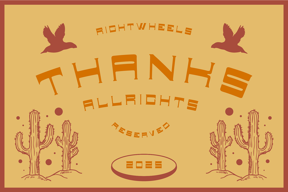 ONDUCTOR - Vintage Display Font, a Handwritten Font by Rightwheels (Photo 10 of 10)