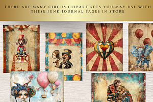 REGENCY ERA CIRCUS JUNK JOURNAL PAGE