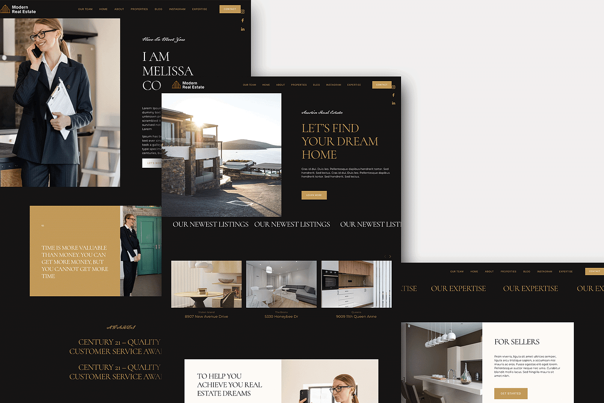 Realtor Squarespace 7.1 Template, a Squarespace Template by Kseniia_Design (Photo 6 of 9)