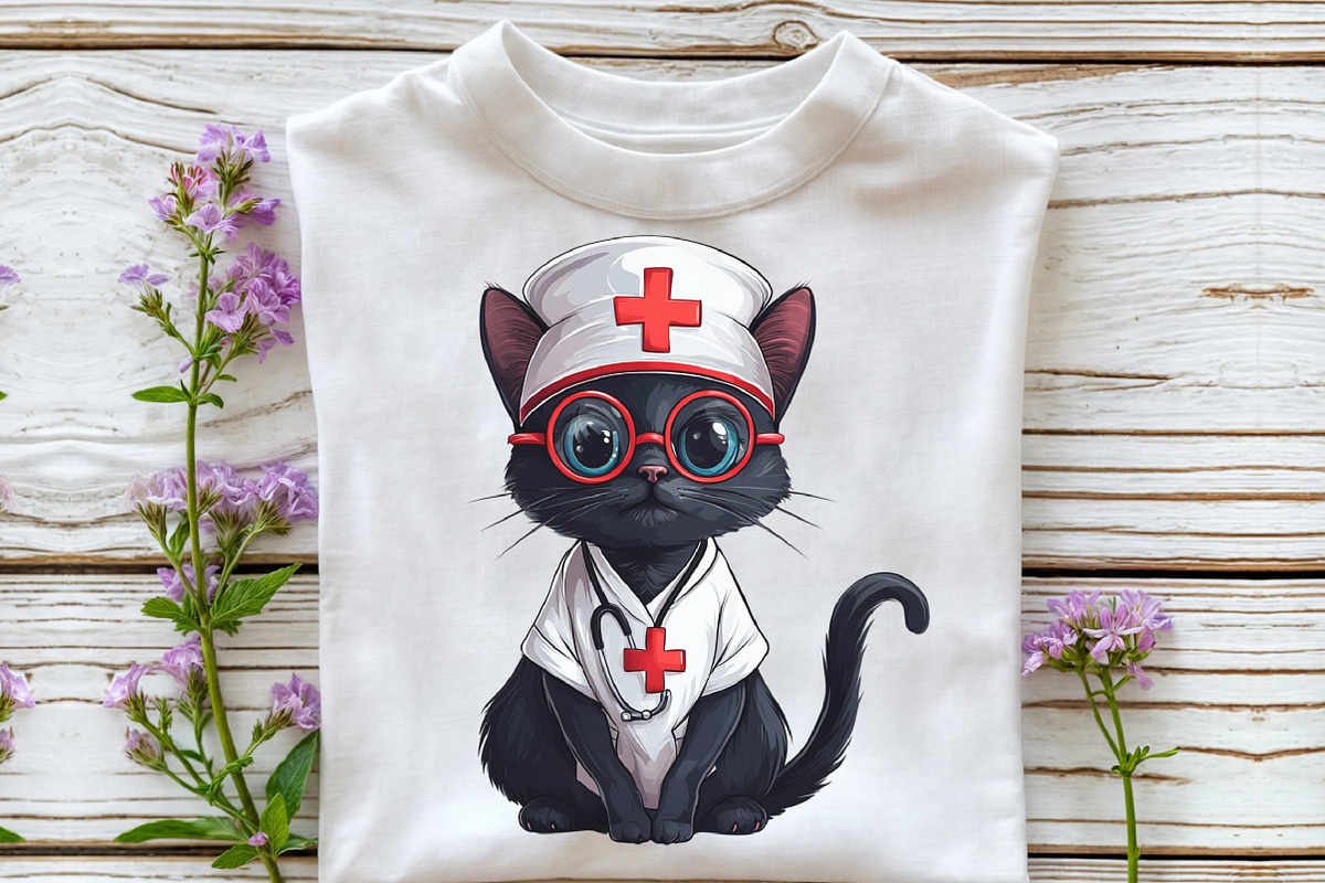 Halloween Nurse PNG Sublimation, an Illustration by CraftArtStudio (Photo 4 of 6)