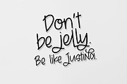 whatever, Justina Font, a Sans Serif Font by A Little Smidge (Thumbnail 5 of 6)