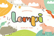 Lompi Bold Brush Display Font, a Sans Serif Font by Giant Design (Thumbnail 1 of 10)