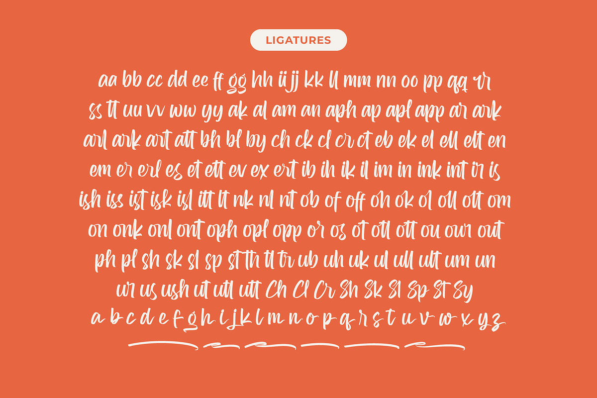 Kaplery Sparkle Bold Handwritten, a Script Font by Letterena Studios Script (Photo 19 of 20)