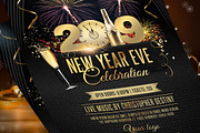 2019 NYE Flyer Template, a Flyer Template by Briell Design (Thumbnail 2 of 2)