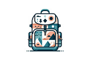 Adventure Hiking Bag Icons, an Object Graphic by yasushie (Thumbnail 9 of 16)