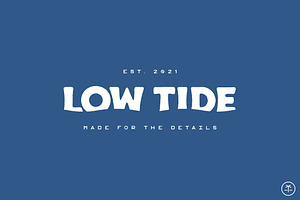 Low Tide - Simple San Serif Font