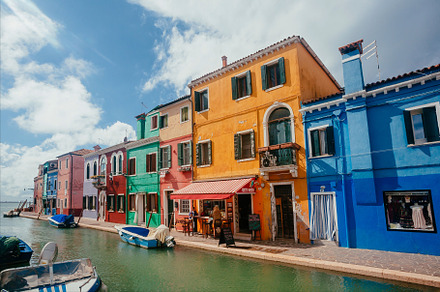 Colorful Burano island