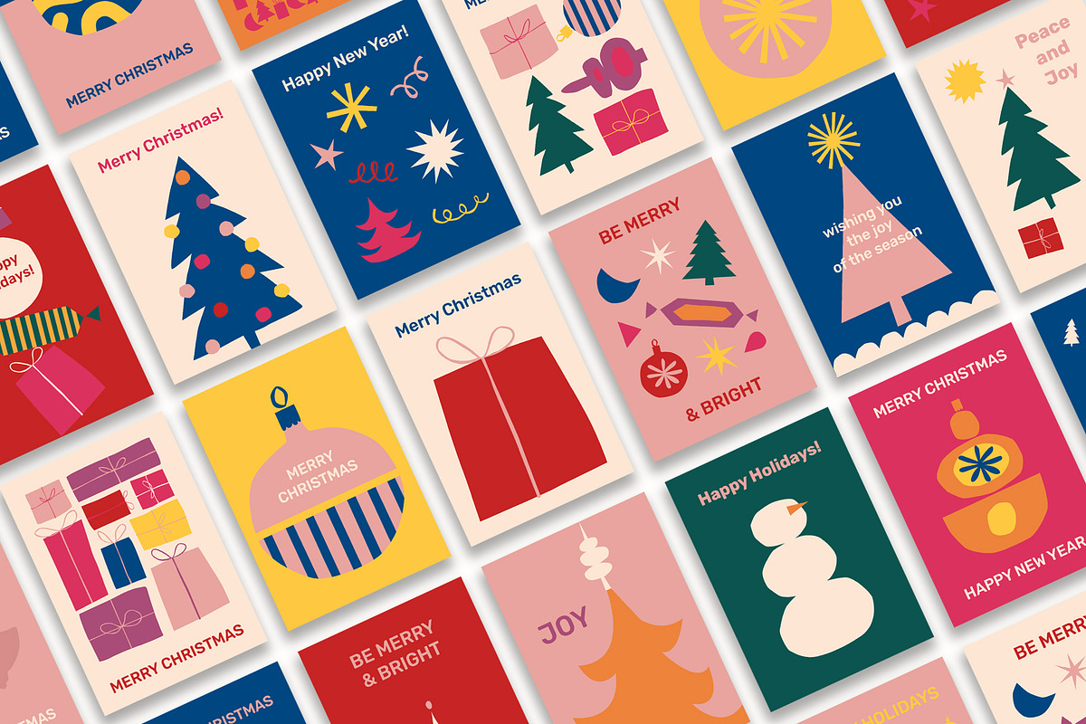 Happy Holidays - vector graphics, a Graphic by Bakulina Art (Photo 6 of 19)
