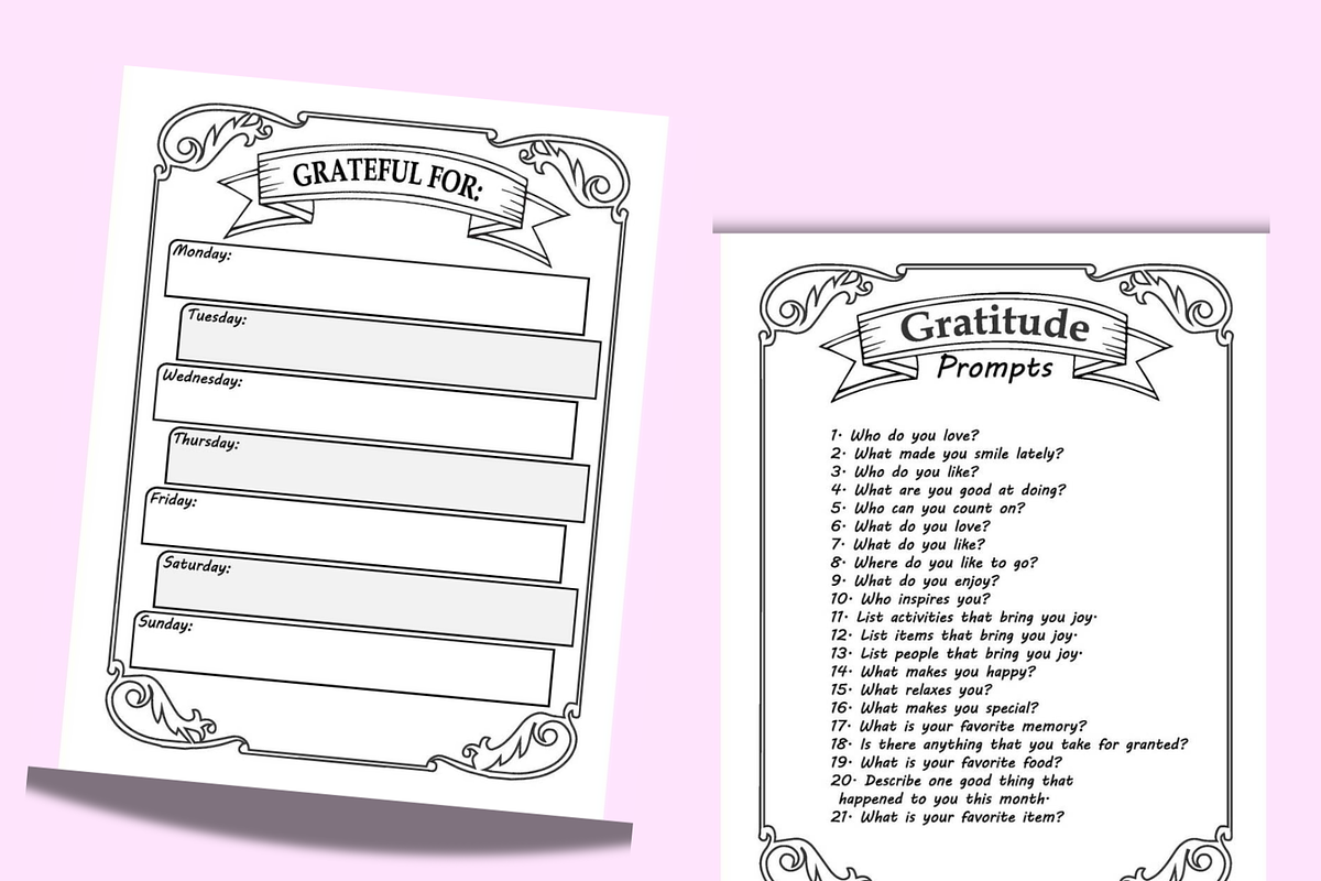 Gratitude Journal for Women, a Work Illustration by Sourcedigi (Photo 3 of 3)