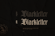 Avestrava Plain, a Blackletter Font by ilhamtaro (Thumbnail 2 of 11)