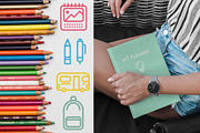 Back to School Icons set, an Icon by helgascandinavus (Thumbnail 5 of 5)