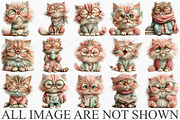 Quirky Cat Mom Retro Glasses Clipart, a Seasonal Illustration by Canvas Craft (Thumbnail 3 of 7)