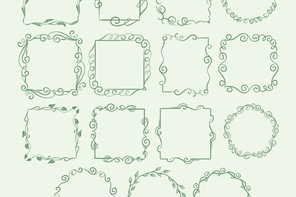 Vintage Bundle- 250 vector elements, an Object Graphic by TatianaCociorva (Photo 16 of 19)