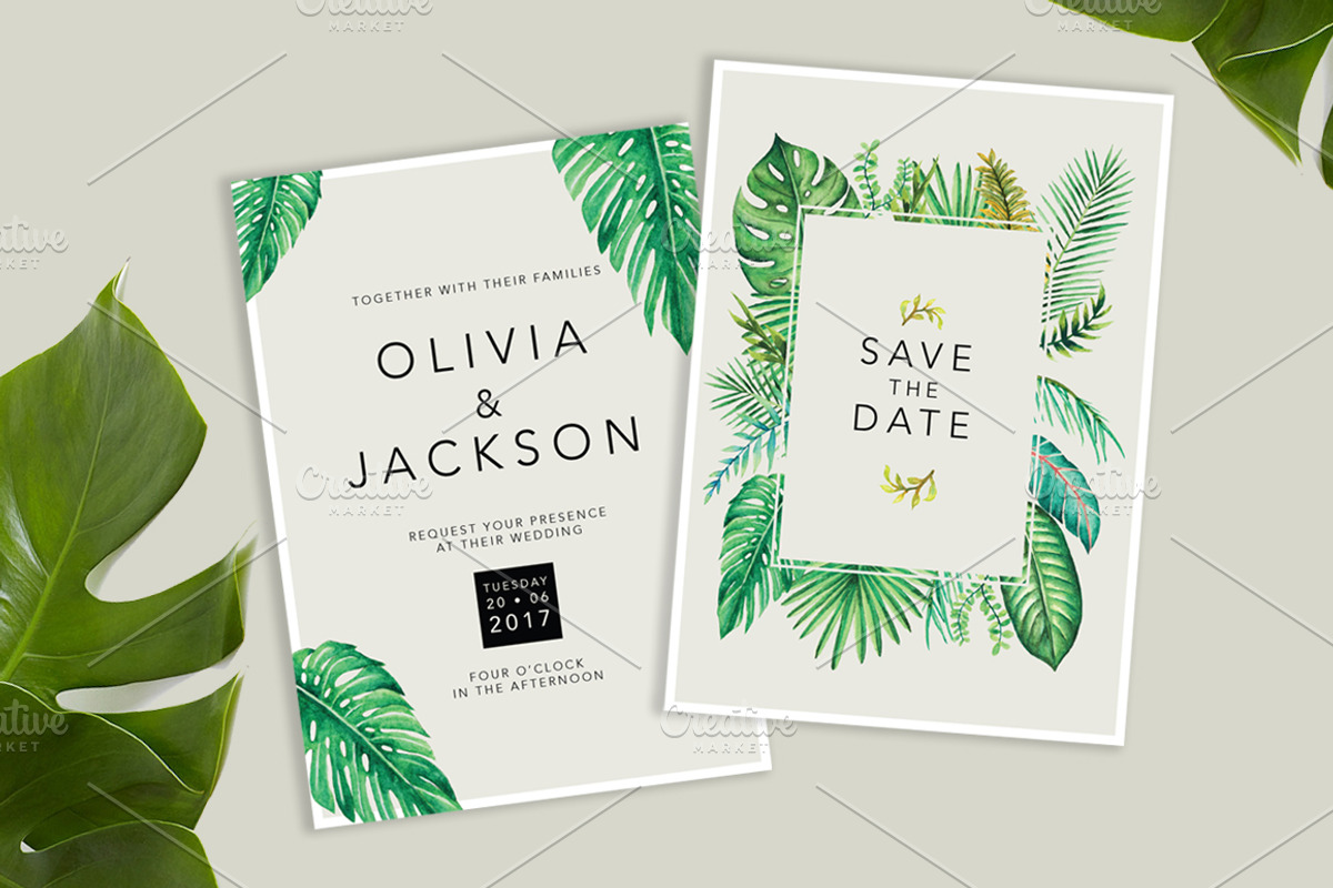 TROPICAL Watercolor clip art pack, an Illustration by andypray (Photo 7 of 9)