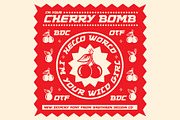Cherry Bomb Display Font, a Font by Brethrendesignco (Thumbnail 3 of 4)