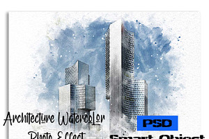 Architecture Watercolor Photo Effect, a Plug-in Add-On by Studio Retouch