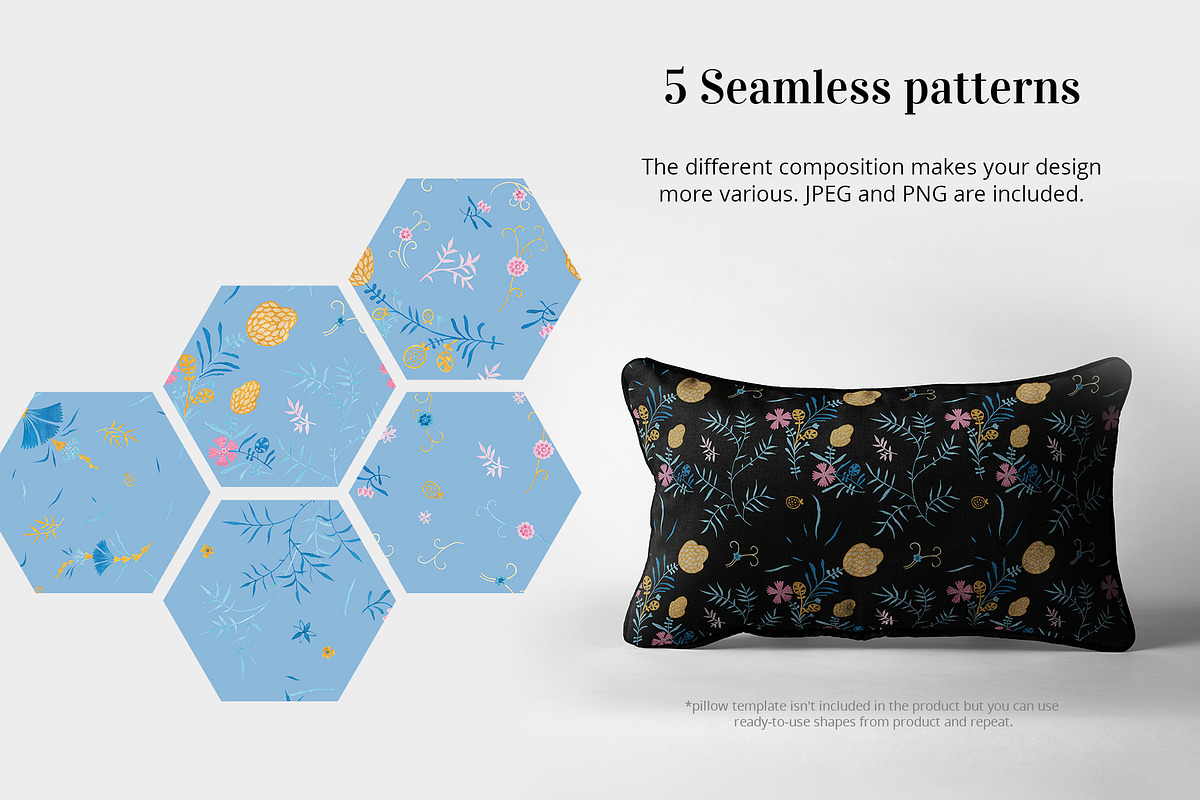 Elegant Middle Ages floral ornament, a Decorative Illustration by Folkheart (Photo 4 of 9)