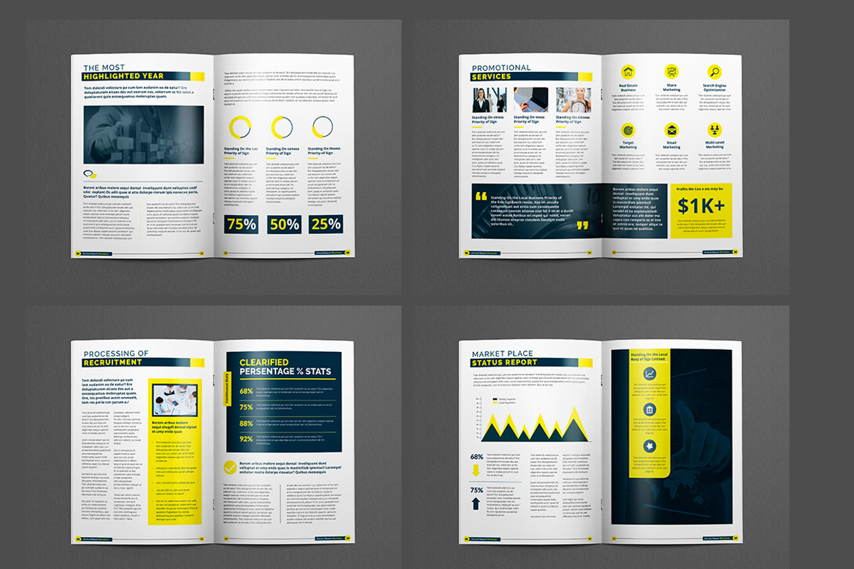 Clean Corporate Annual Report_V9, a Brochure Template by Layout Design (Photo 3 of 5)