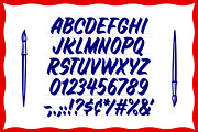 Super Market Slant Font, a Font by MightySHORT (Thumbnail 2 of 3)