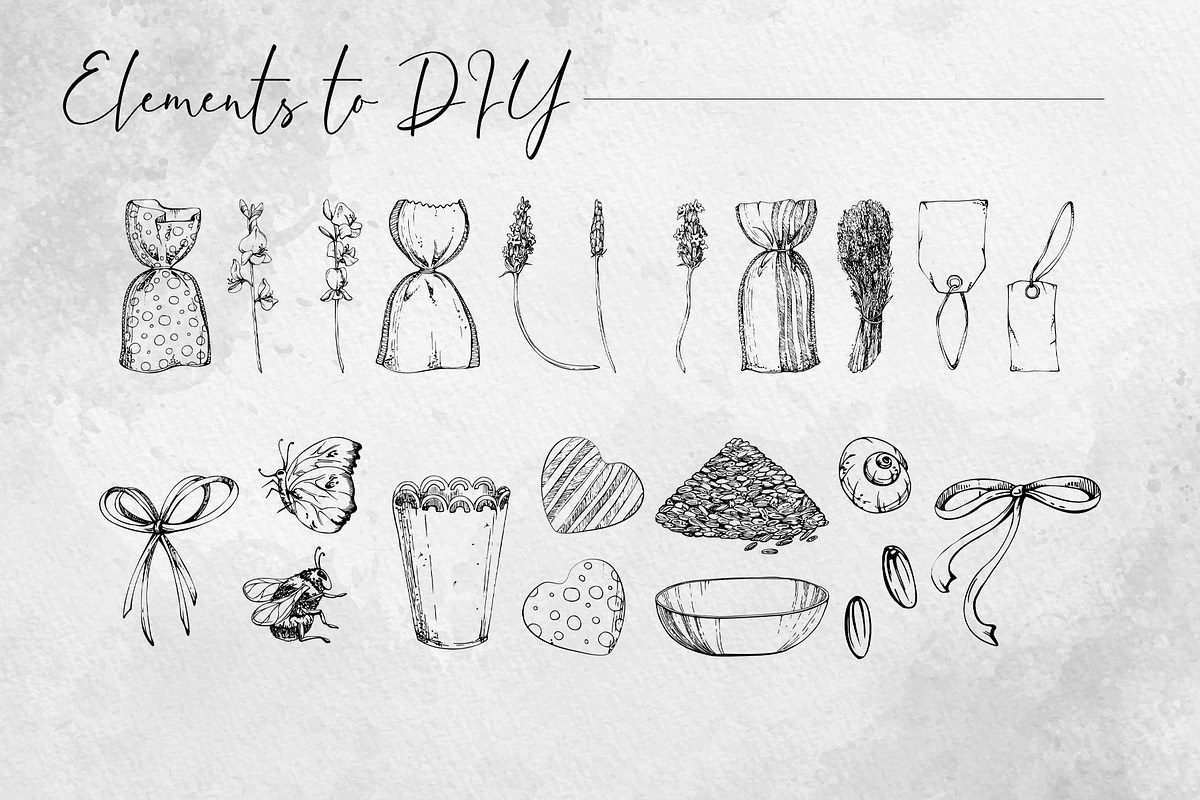 Lavender potpourri bags, an Object Illustration by MsFlaffy (Photo 3 of 9)
