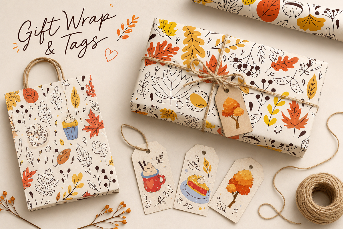 Autumn Clipart Illustrations, a Seasonal Illustration by Anna Studio (Photo 3 of 11)