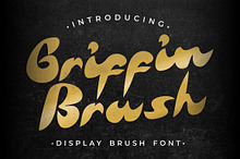 Griffin Brush - Display Brush Font