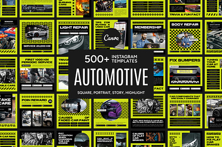 Automotive Green Template