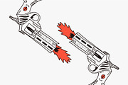 Fonts + Illustration Bundle, a Blackletter Font by Kulturë Type (Thumbnail 7 of 9)