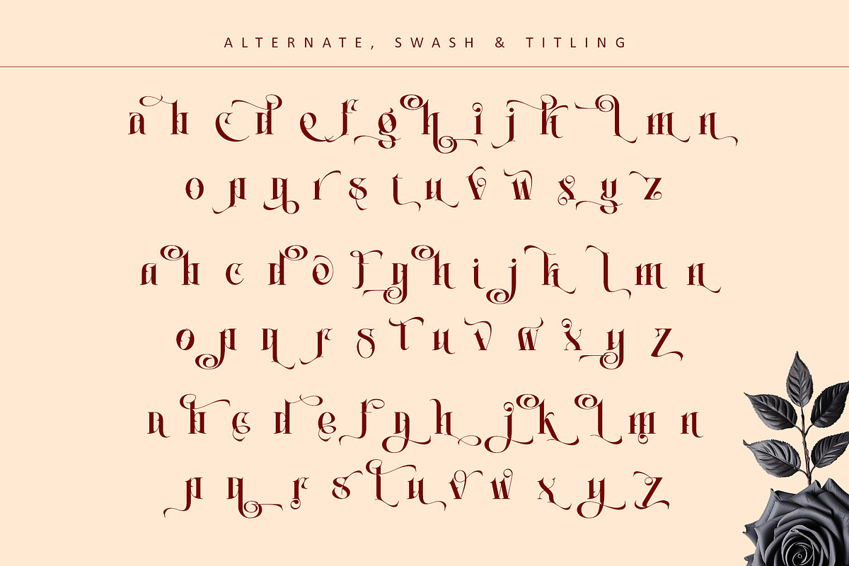 Darkbloom, a Serif Font by Letterara (Photo 10 of 12)