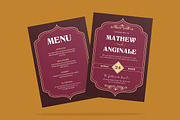 Vintage Stylist Wedding Invitation, an Invitation Template by iDoodle Studio (Thumbnail 4 of 4)