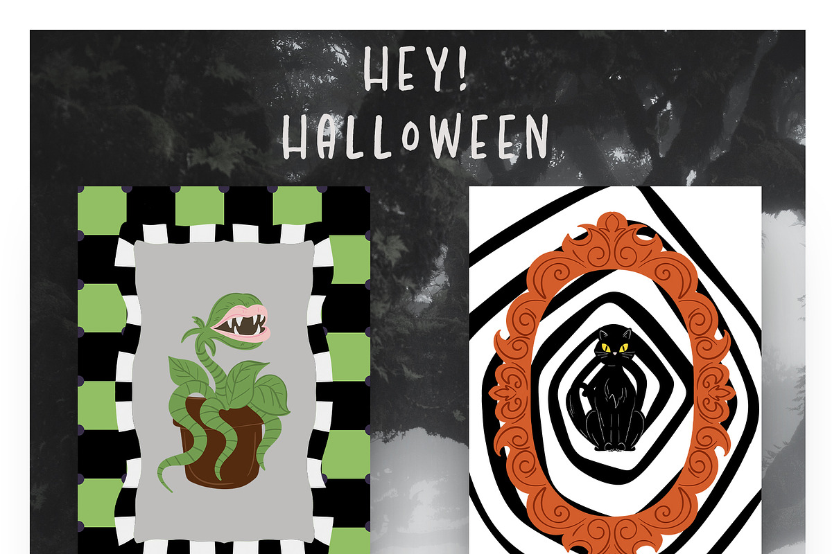 Hey! Halloween. Funny art, an Object Graphic by ma_i_vi (Photo 7 of 9)