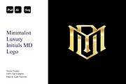 Minimalist Luxury Initials MD Logo, a Branding & Logo Template by Luxury Logos (Thumbnail 1 of 4)