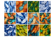 Feather Seamless Pattern, a Pattern Graphic by Forhadx5 (Thumbnail 6 of 6)