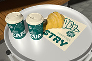 Coffee Shop Pastry Branding Mockup, a Packaging Mockup by Permadi Creative (Thumbnail 2 of 5)