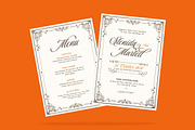 Kashare Wedding Invitation Template, a Resume Template by iDoodle Studio (Thumbnail 3 of 4)