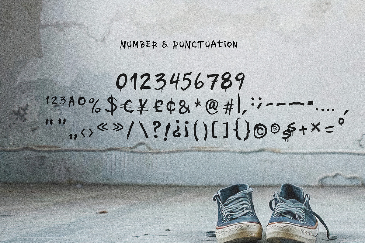 GanxBungkers - Paint Brush Font, a Handwritten Font by Sanskertype Studio (Photo 4 of 8)