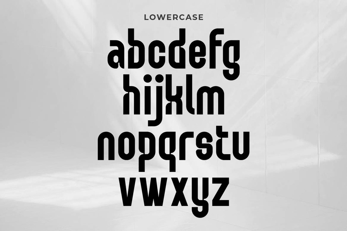 Pushkey – Condensed Sans Serif, a Sans Serif Font by Artiveko (Photo 4 of 8)