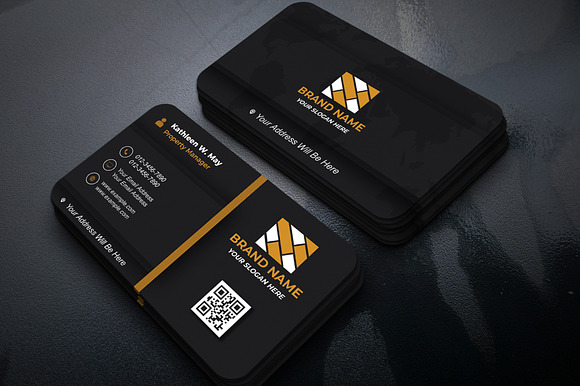 Modern Card Template PSD preview 6