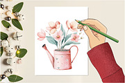 Pastel Spring Clipart, an Illustration by Design Market (Thumbnail 5 of 5)