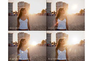 Lens Flare Photoshop Overlays