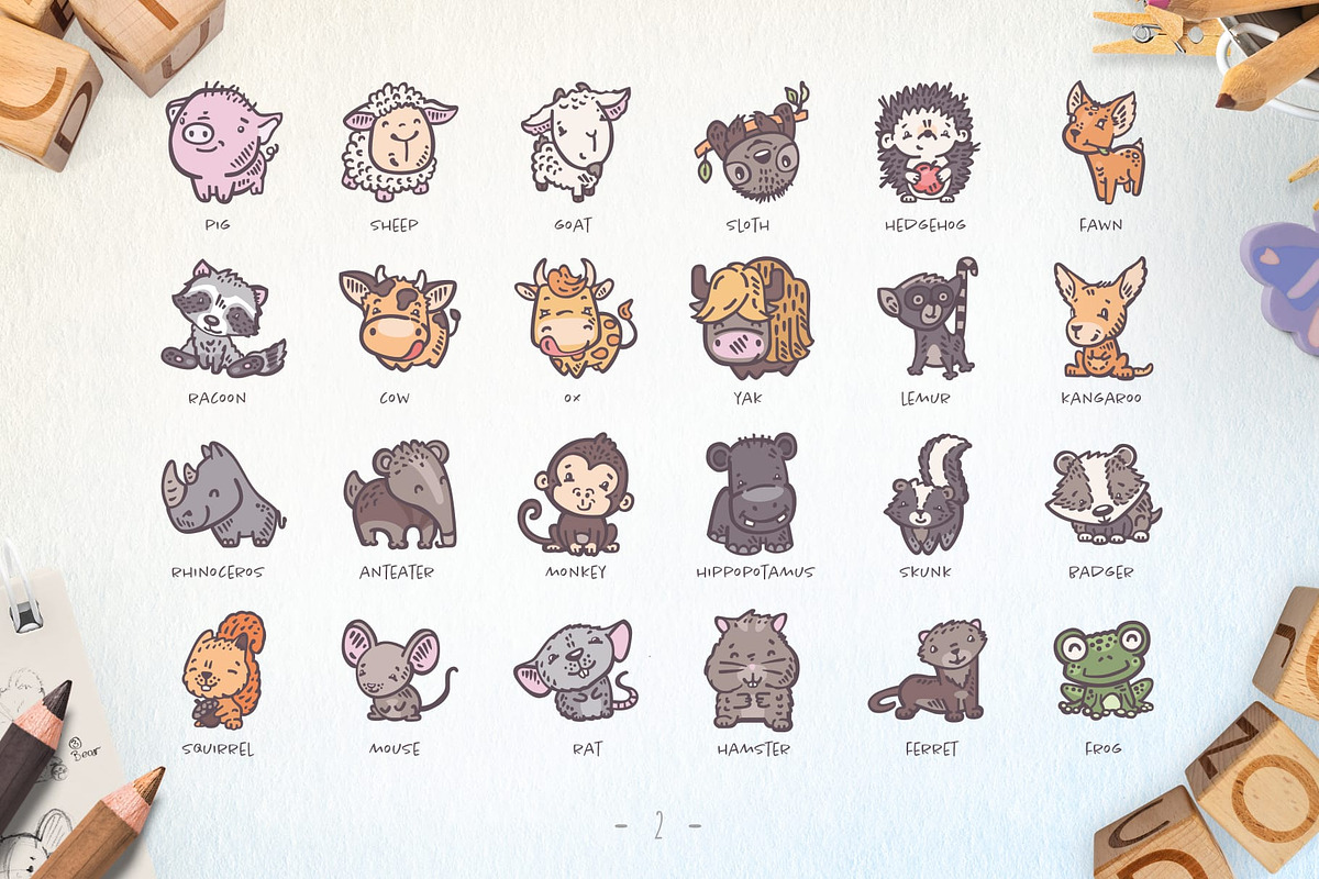 Cute Animals Hand-drawn Icons, an Icon by Good Stuff No Nonsense (Photo 3 of 12)
