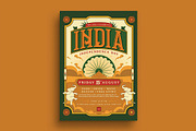 India Independence Day Flyer, a Flyer Template by megarez (Thumbnail 1 of 3)