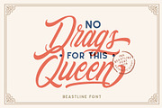 Beastline Script, a Script Font by ngene (Thumbnail 2 of 6)