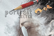 Portrait Art Sketch, an Action Add-On by Athlos ArtLab (Thumbnail 1 of 4)