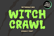 Witchcrawl is a Halloween font, a Handwritten Font by Brown Cupple (Thumbnail 1 of 12)