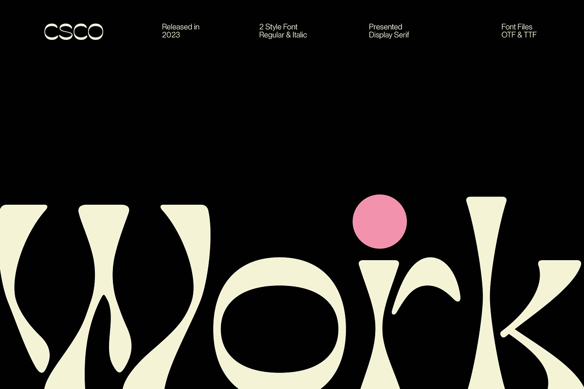 Rapsed - Display Typeface, a Serif Font by Craft Supply Co. (Photo 2 of 8)