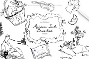 Maison Ink Procreate Brushes, a Brush Add-On by Spasibenko Art (Thumbnail 2 of 7)