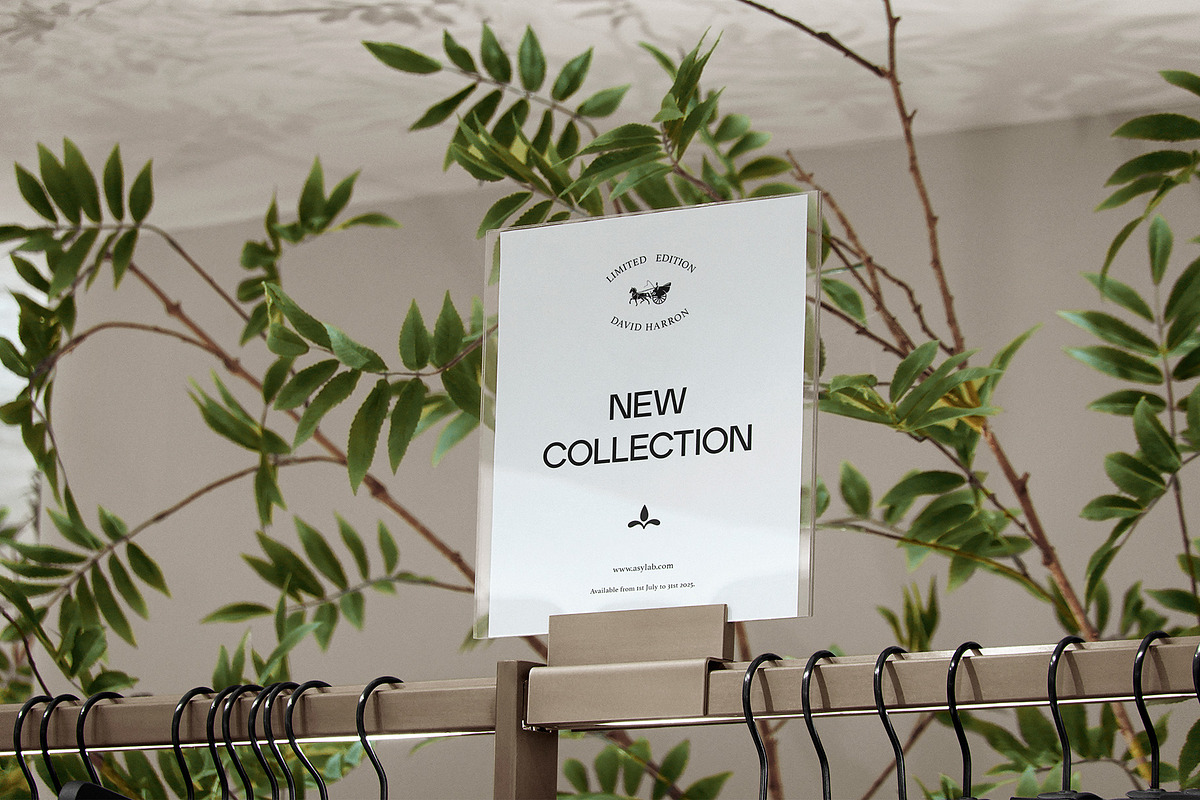 Logo Mockup Paper Collection Label, a Product Mockup by Asylab (Photo 1 of 5)