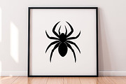 Spider Silhouette SVG, an Animal Illustration by newminddesign (Thumbnail 5 of 5)